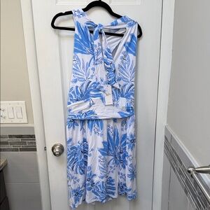 Lily Pulitzer Resort White Jet Set Jungle Romper Size XL